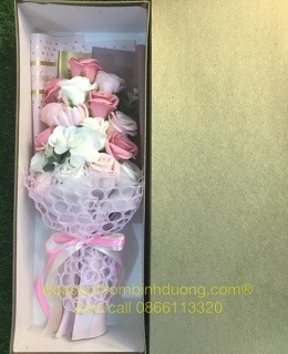 Hoa Hộp CN Combine , hoa sap thom binh duong, hoa sáp cao cấp, hoa sáp quà tặng, hoa sáp dịp lễ, hoa sáp tặng sinh nhật