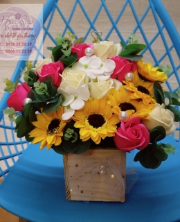 Hoa Sinh Nhật Đồng Nghiệp, hoa sap thom binh duong,hoa sinh nhật, hoa sinh nhât độc đáo, món quà ý nghĩa nhân dịp sinh nhật