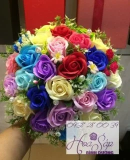 Hoa Hoa cưới, hoa sap thom binh duong, hoa sáp cao cấp, hoa sáp quà tặng, hoa sáp dịp lễ, hoa sáp tặng sinh nhật