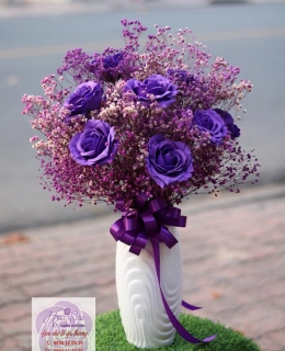Hoa sáp màu Kết hợp, hoa sap thom binh duong, hoa sáp cao cấp, hoa sáp,hoa sáp quà tặng