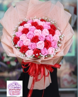 Sản phẩm của Hoasapthombinhduong.com, hoa sáp bó, hoa sáp chậu, giỏ hoa sáp, hộp hoa sáp cao cấp