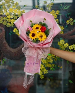 Hoa Bó cầm tay, hoa sap thom binh duong, hoa sáp cao cấp, hoa sáp quà tặng, hoa sáp dịp lễ, hoa sáp tặng sinh nhật
